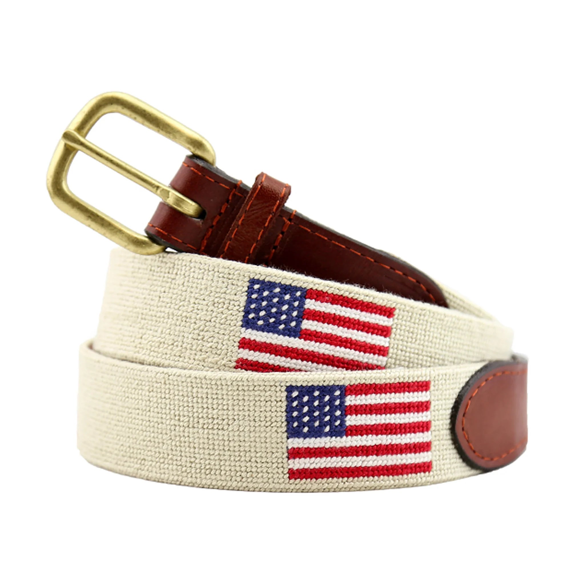 American Flag Needlepoint Belt (Classic)