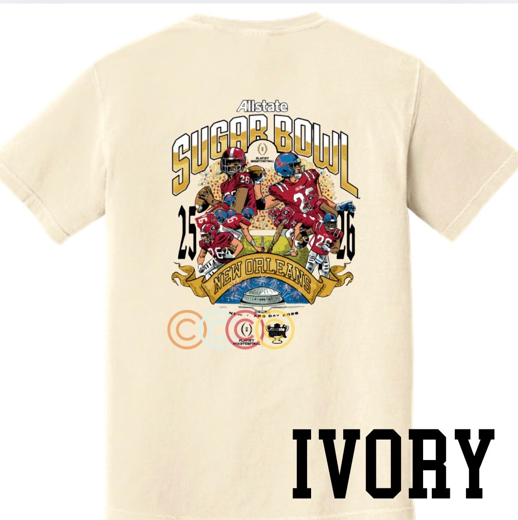 2026 SUGAR BOWL - Ole Miss vs Georgia Game shirt