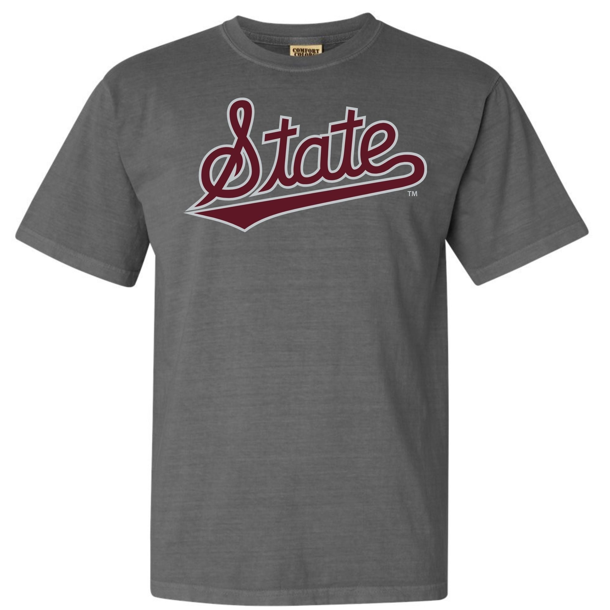 Scripted State - Mississippi State T-Shirt | MSU Bulldogs Game Day Tee | Maroon & White Spirit Shirt