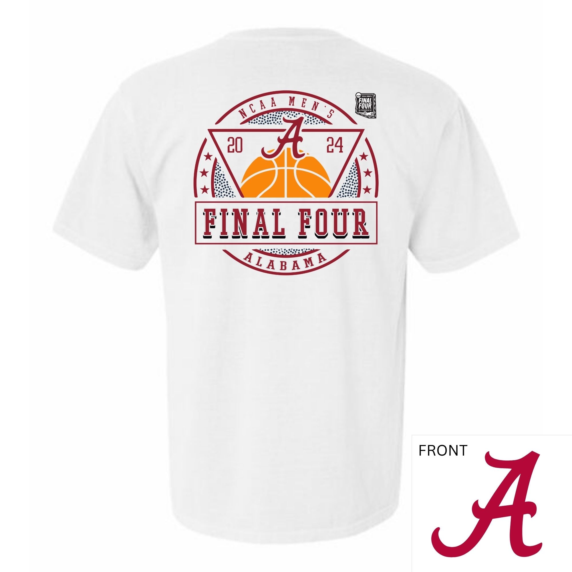 Alabama Final Four Shirt 2024 – NCAA Men’s Basketball March Madness Tee | Crimson Tide Fan Shirt