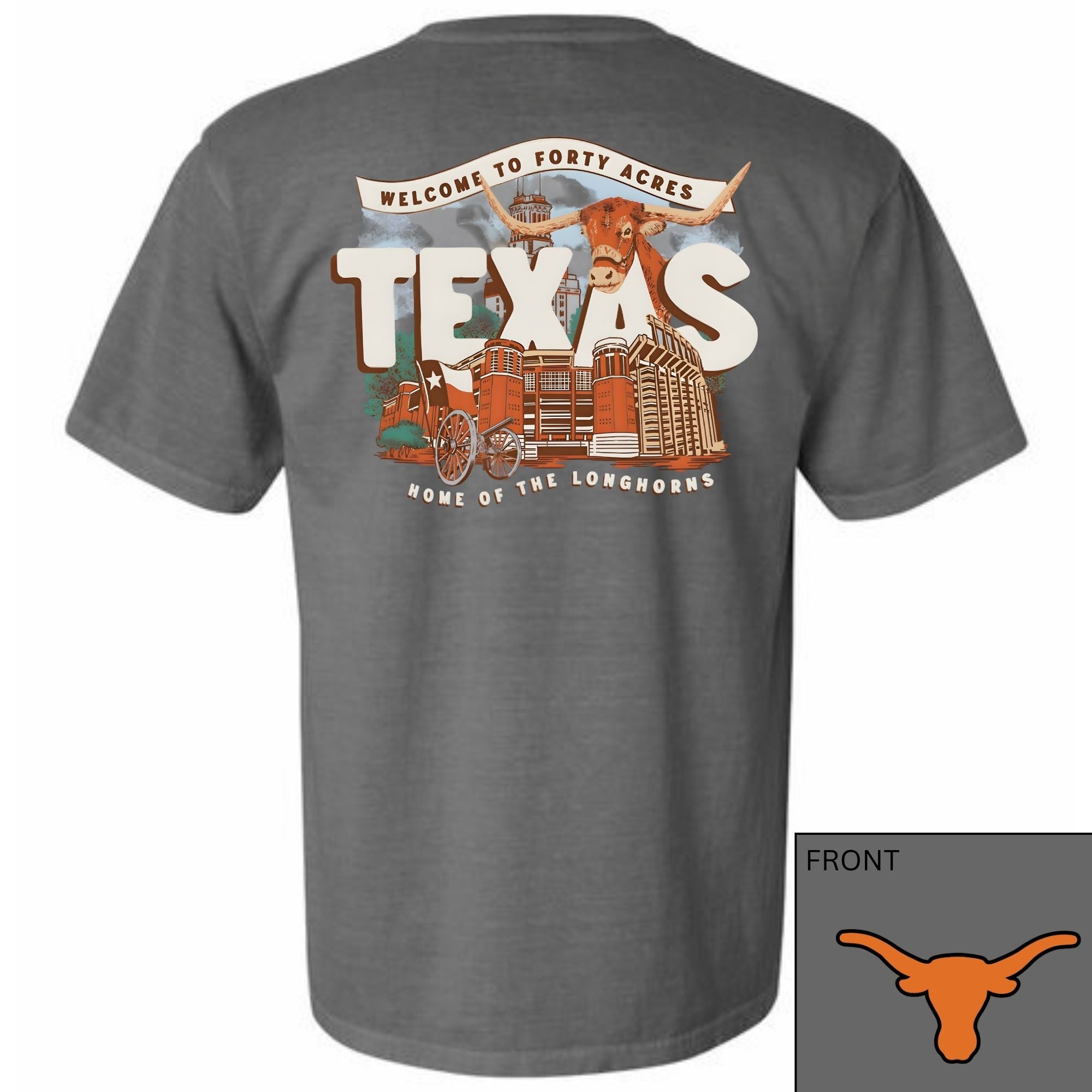 comfort colors Vintage Texas Longhorns T-Shirt – Retro Austin Forty Acres Tee | Classic University of Texas Shirt