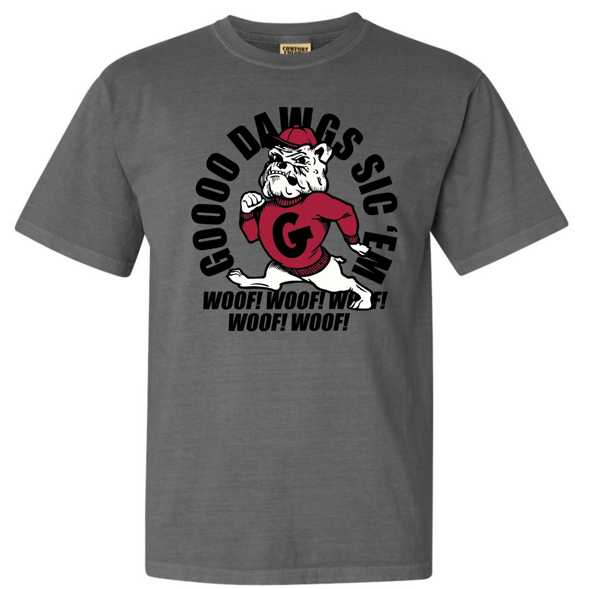 comfort color Vintage Georgia Bulldogs Mascot T-Shirt – Retro UGA Tee | Goooo Dawgs Sic ’Em Game Day Shirt

