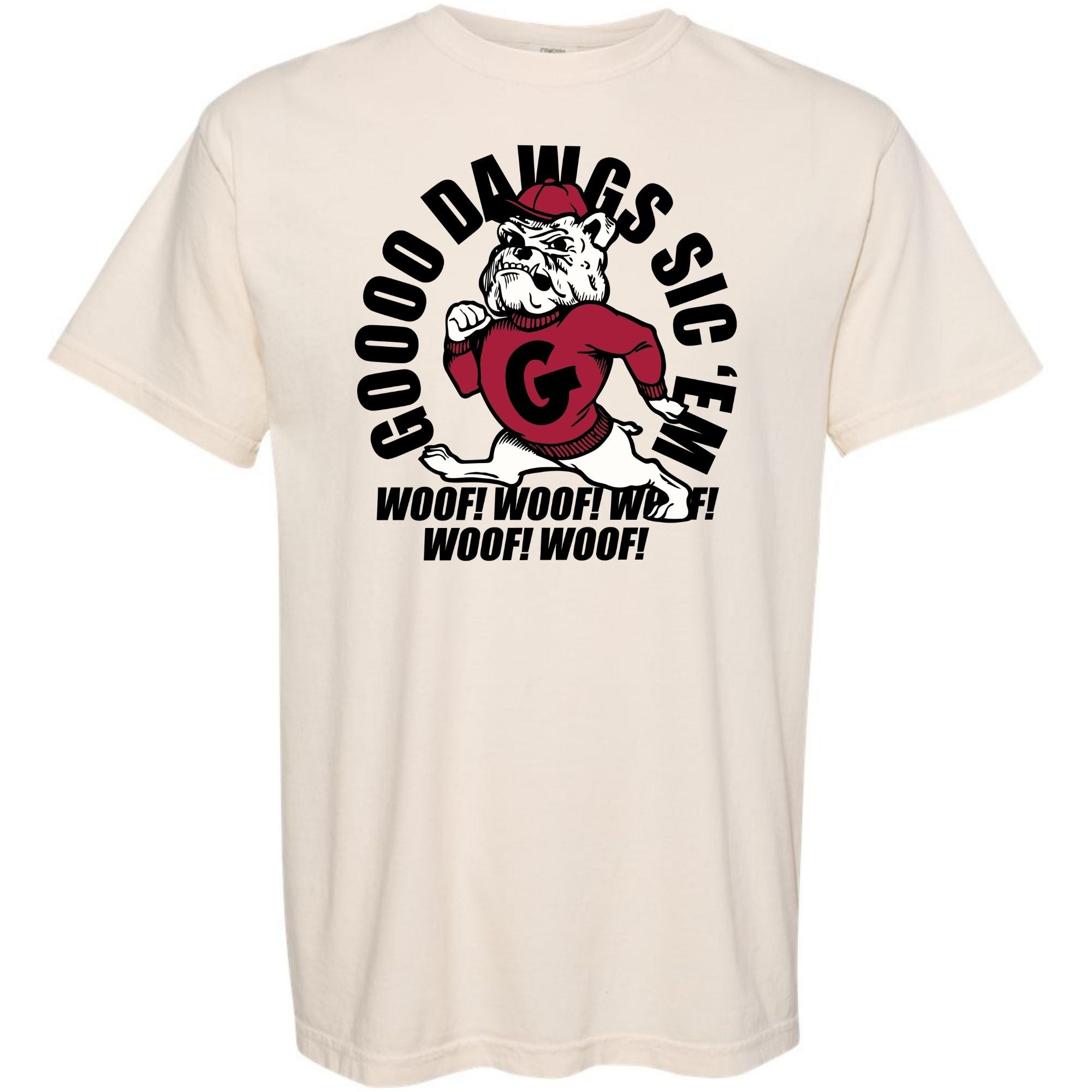 Vintage Georgia Bulldogs Mascot T-Shirt – Retro UGA Tee | Goooo Dawgs Sic ’Em Game Day Shirt