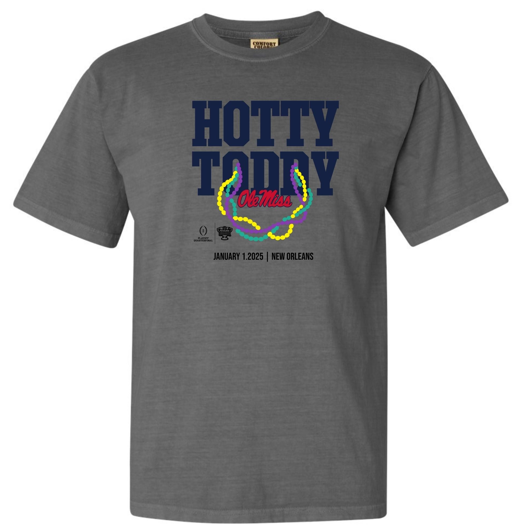 Hotty Toddy Mardi Gras Shirt – Ole Miss Sugar Bowl New Orleans Tee