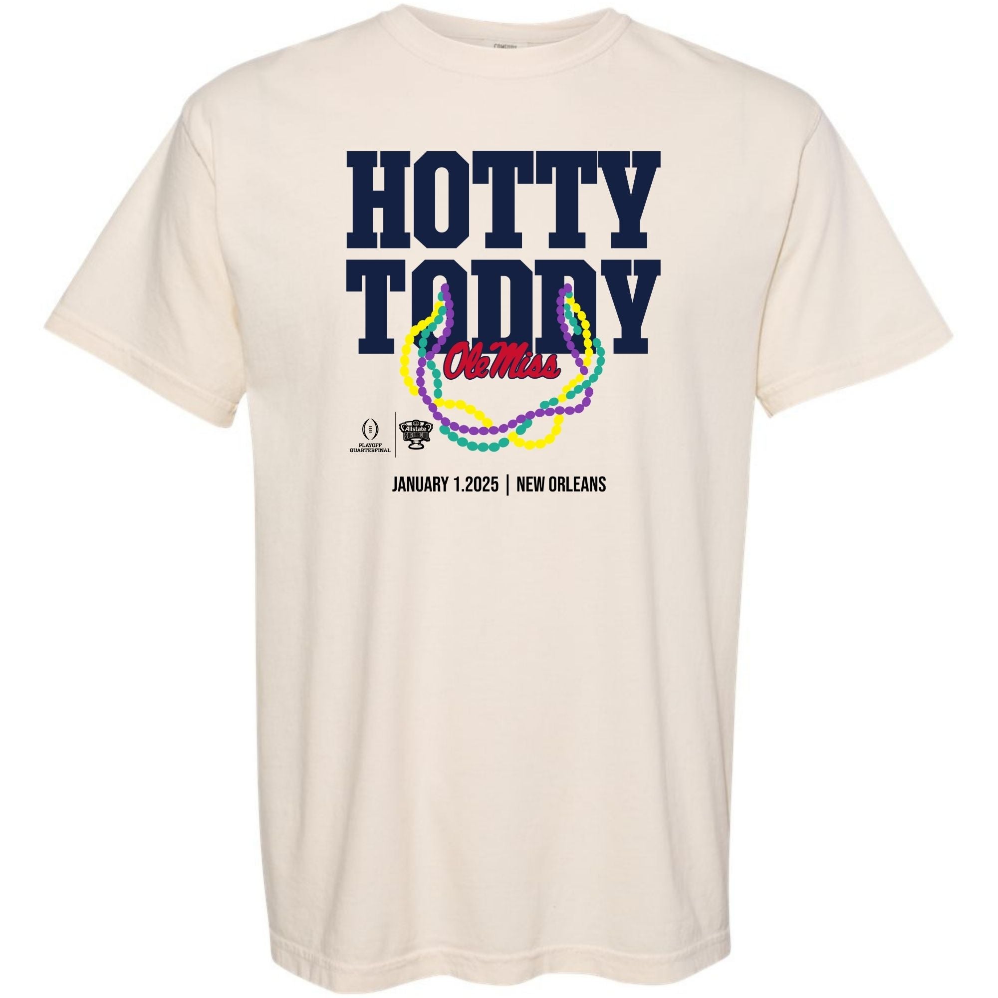 Hotty Toddy Mardi Gras Shirt – Ole Miss Sugar Bowl New Orleans Tee
