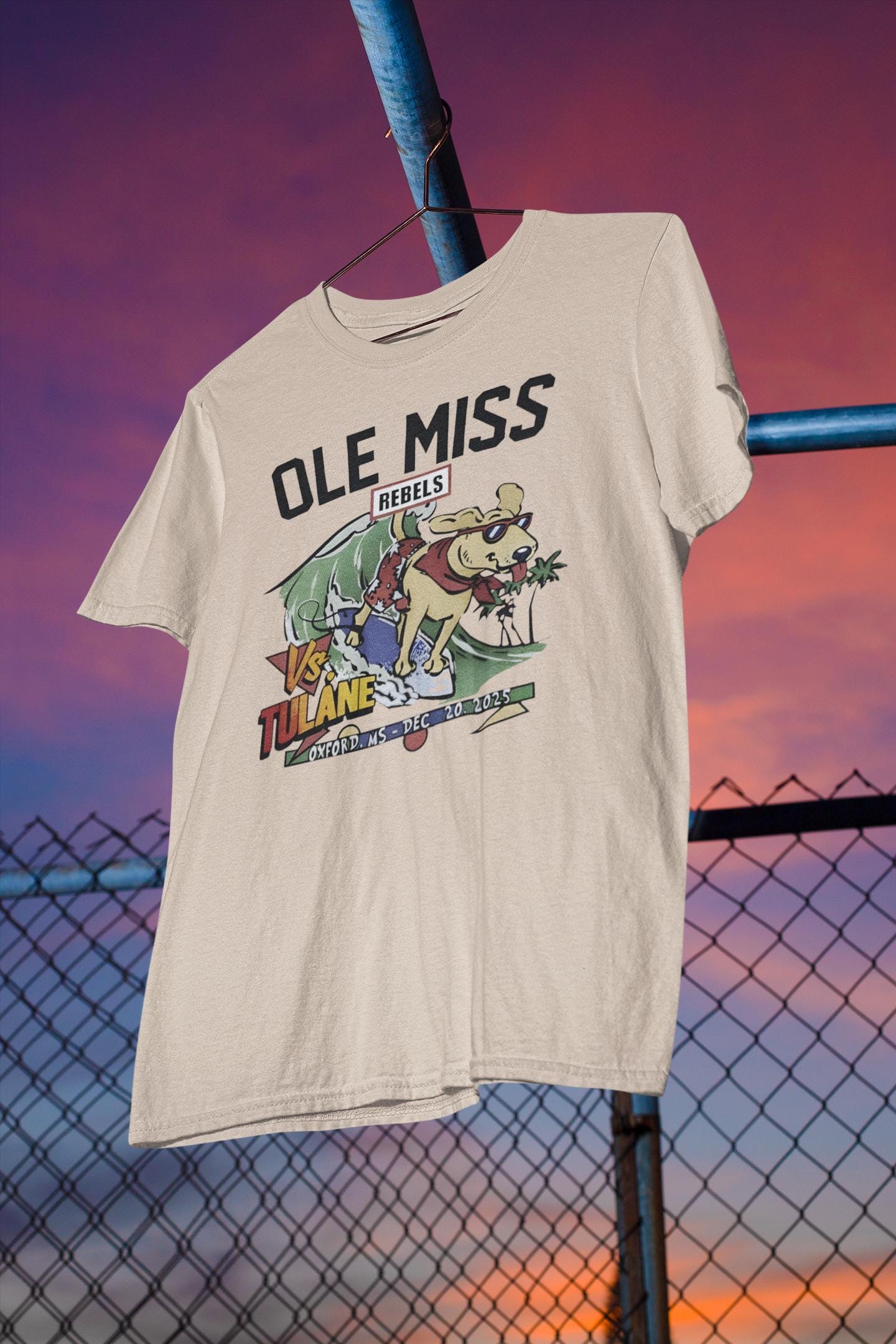 Ole Miss Rebels Vintage T-Shirt | Colonel Reb, Oxford Game Day