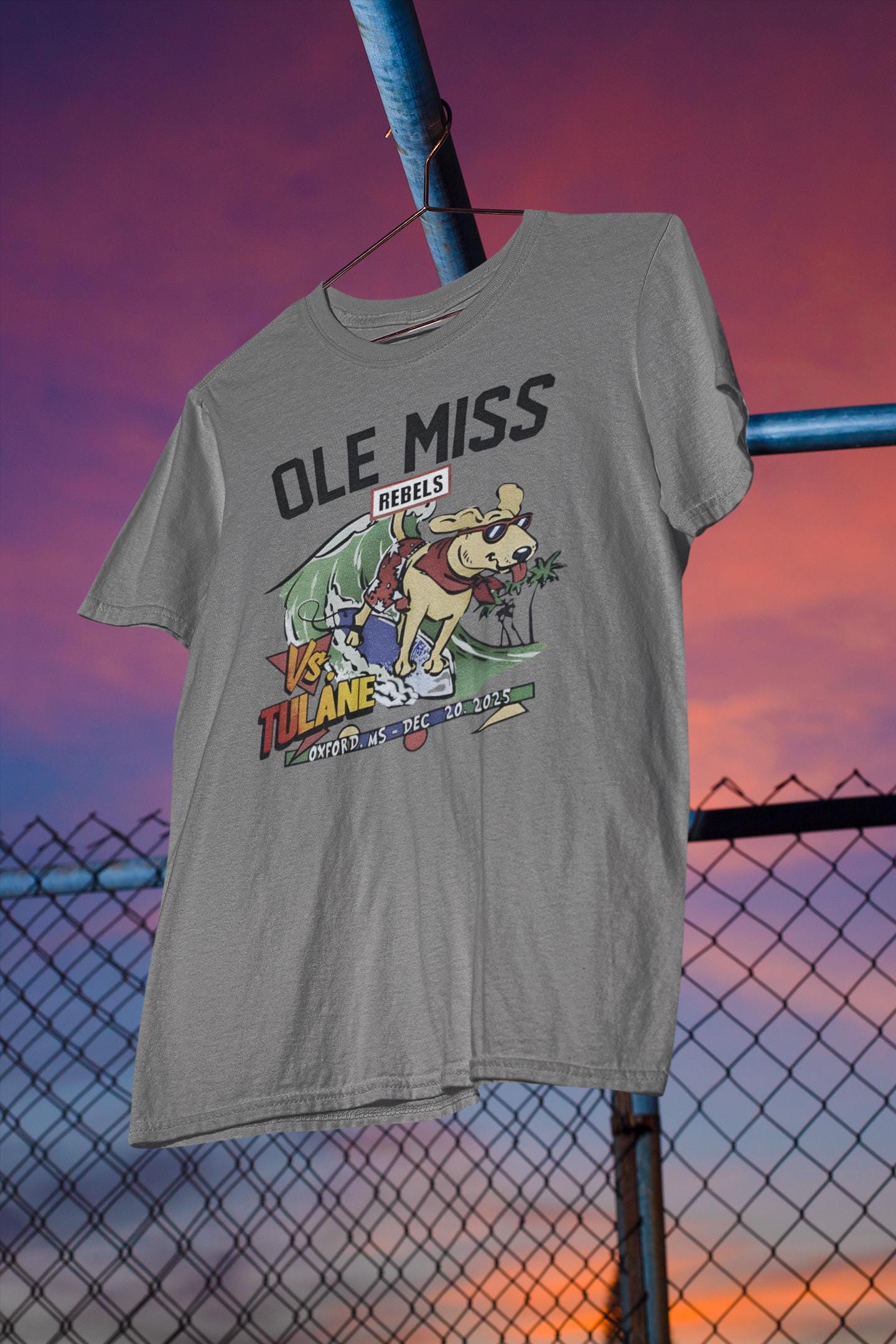 Ole Miss Rebels Vintage T-Shirt | Colonel Reb, Oxford Game Day