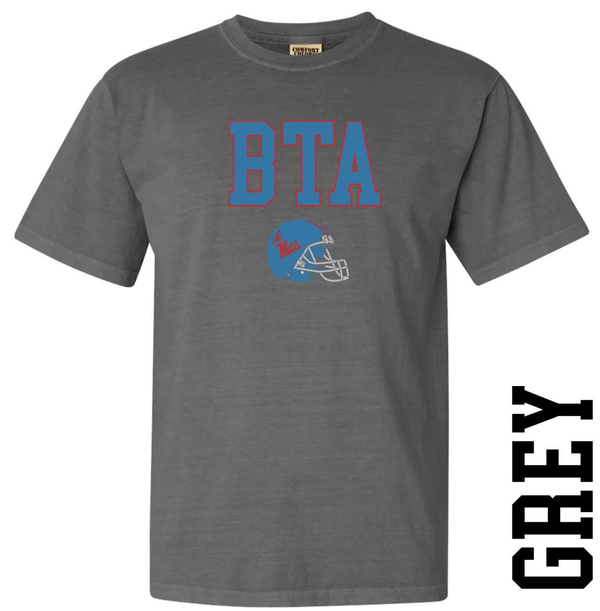 BTA Ole Miss Shirt | Rebel Football Tee | Hotty Toddy Game Day Shirt | Ole Miss Tailgate T-Shirt | Comfort Colors Tee