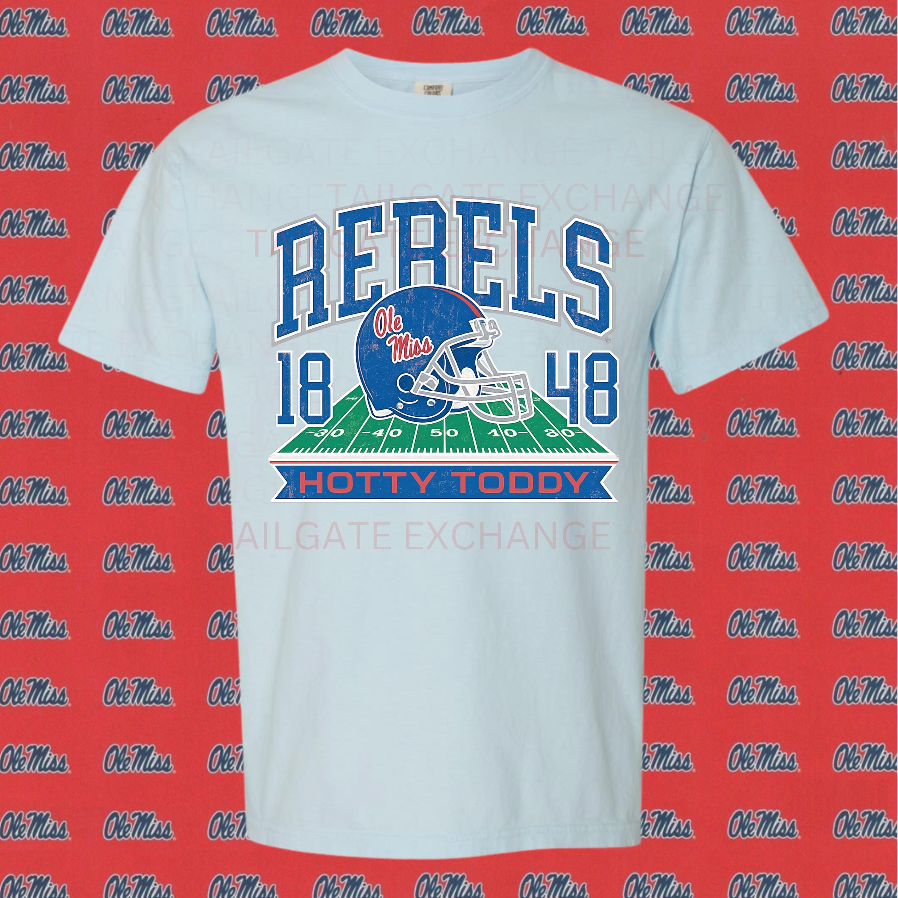 Vintage 1848 Ole Miss Rebels T-Shirt – Retro Colonel Reb Graphic Tee