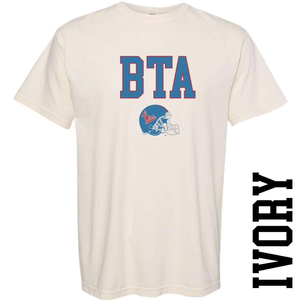 BTA Ole Miss Shirt | Rebel Football Tee | Hotty Toddy Game Day Shirt | Ole Miss Tailgate T-Shirt | Comfort Colors Tee