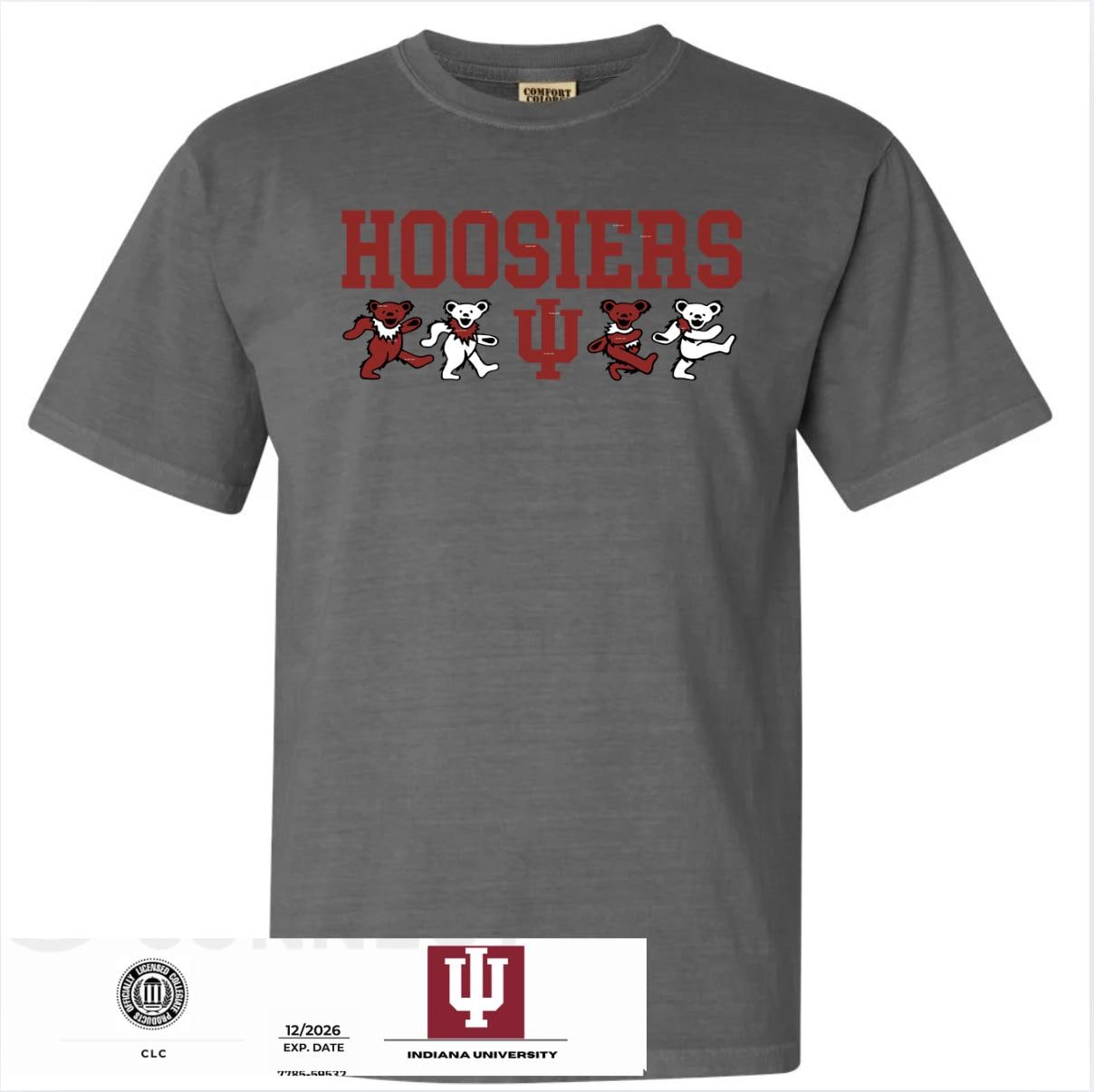 Indiana Hoosiers Dancing Bears Tee | Retro Game Day Shirt