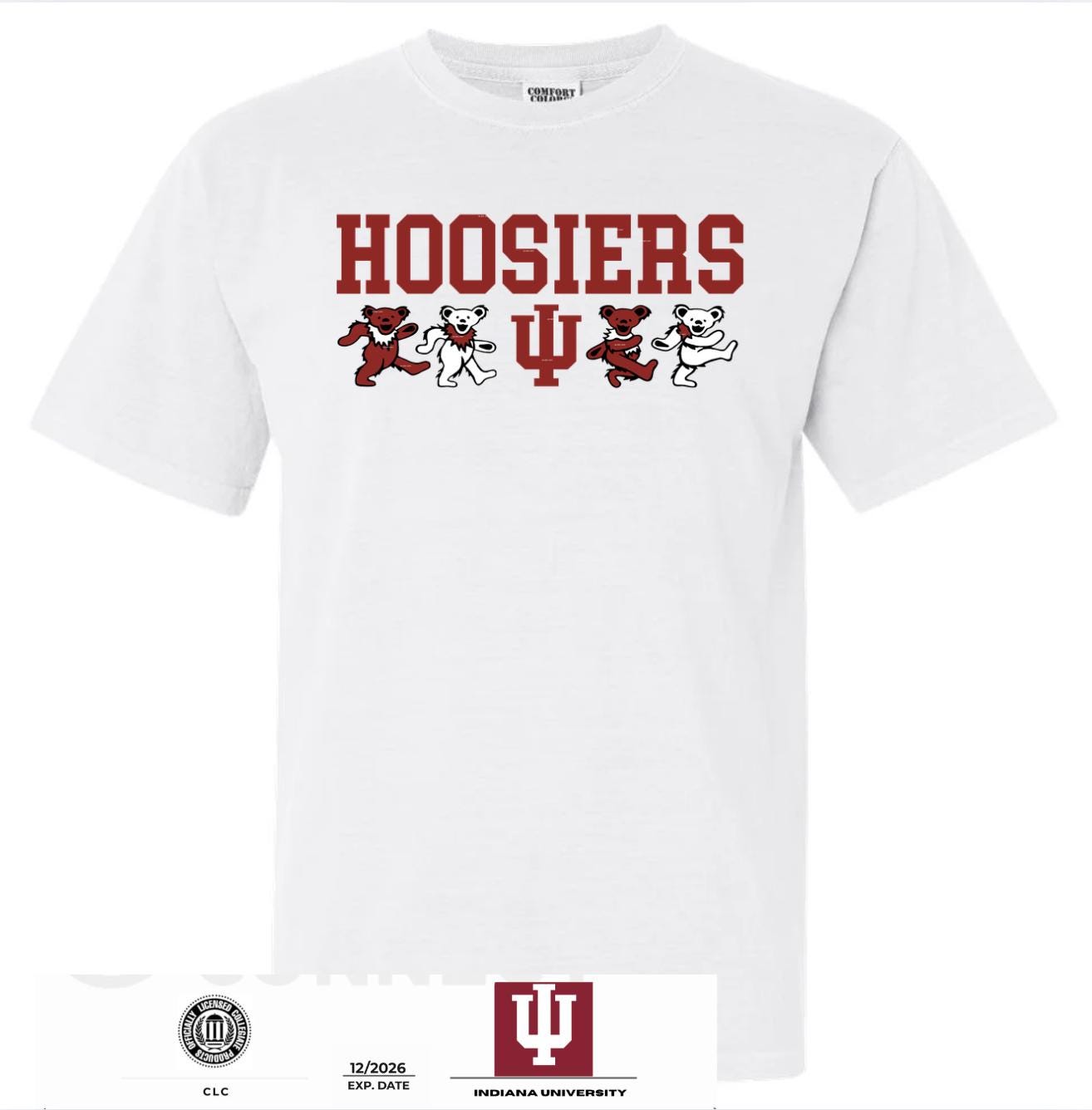 Indiana Hoosiers Dancing Bears Tee | Retro Game Day Shirt