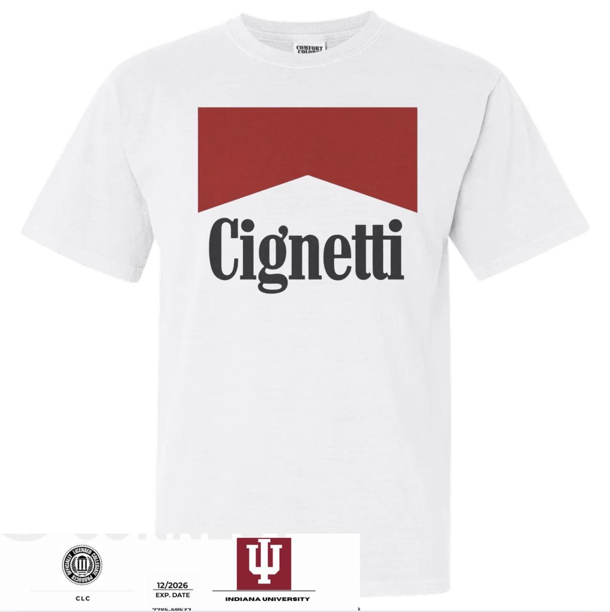Cignetti Indiana Hoosiers Tee | Comfort Colors Football Game Day Shirt