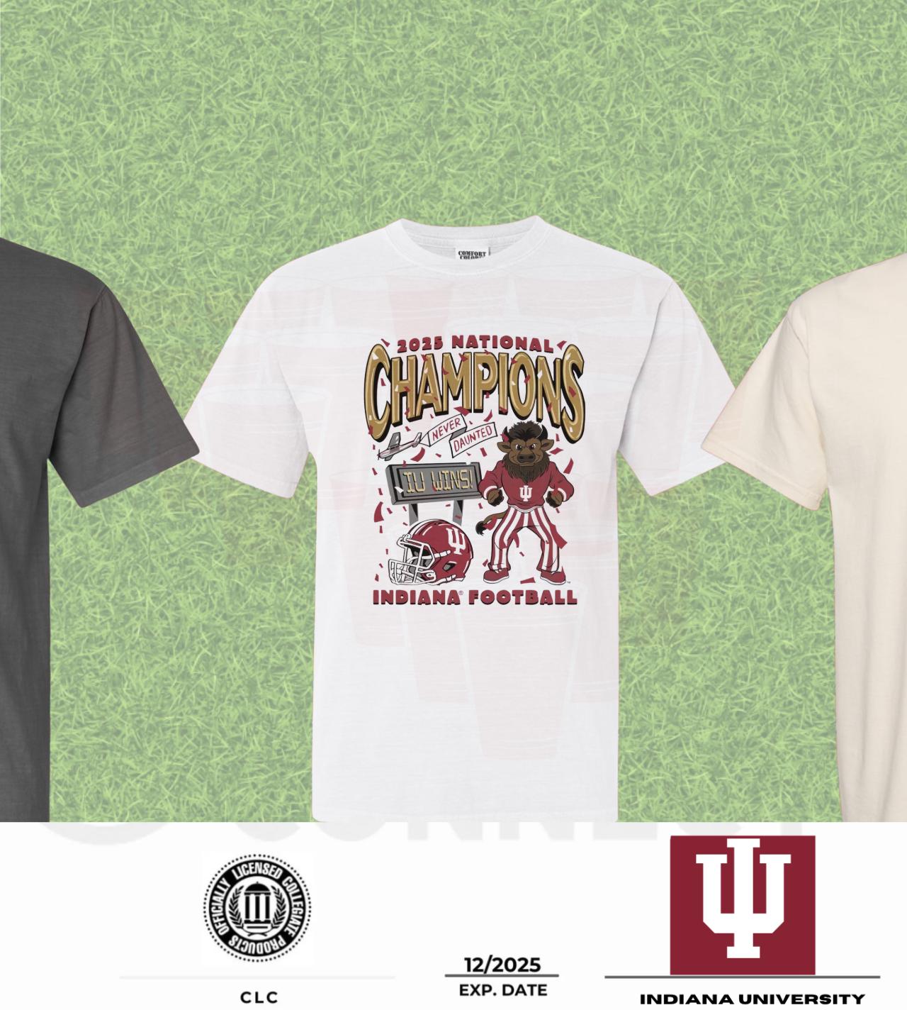 Indiana Hoosiers 2025 National Champions Tee | IU Football
