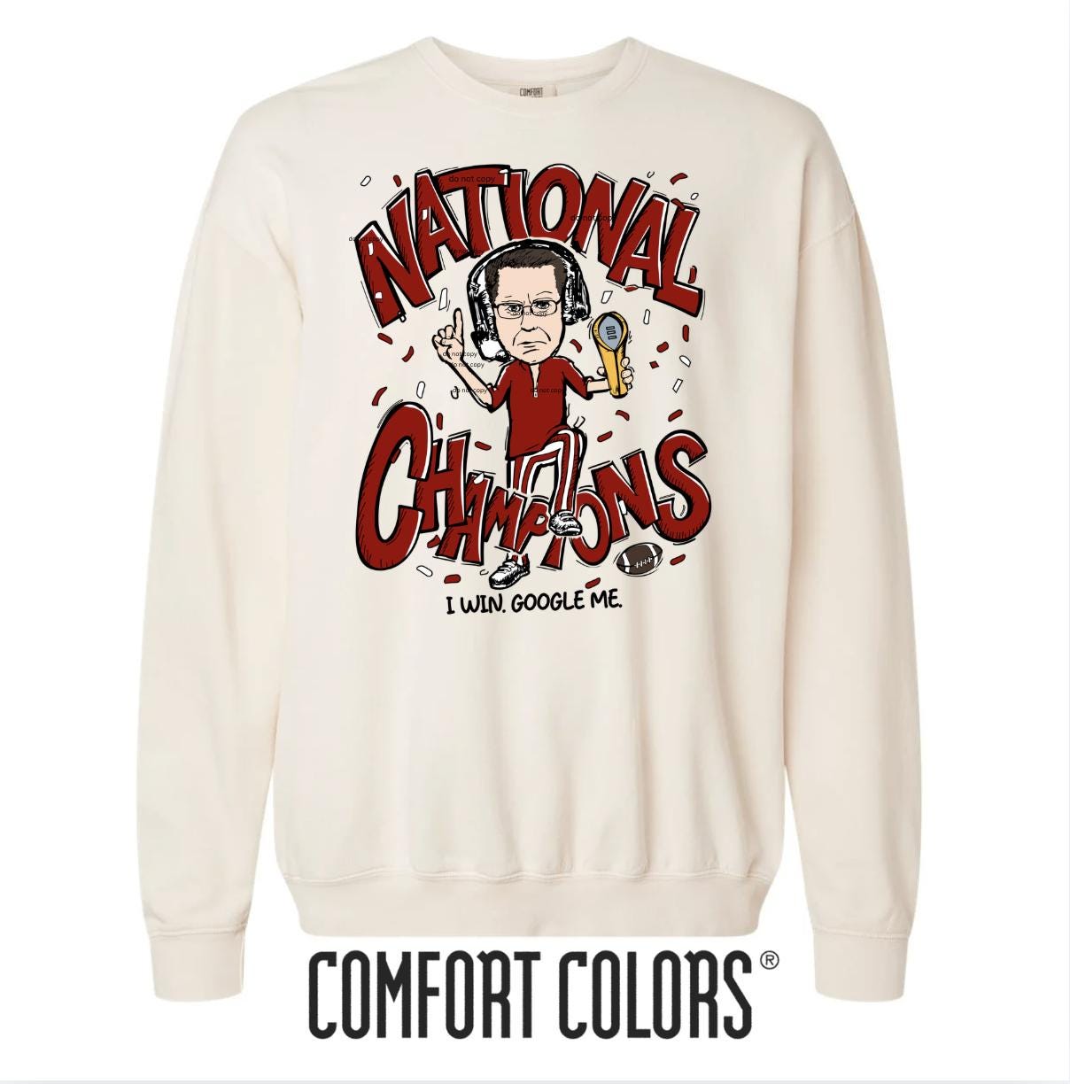 Indiana Hoosiers 2025 National Champions Sweatshirt | Coach Cignetti IU Football