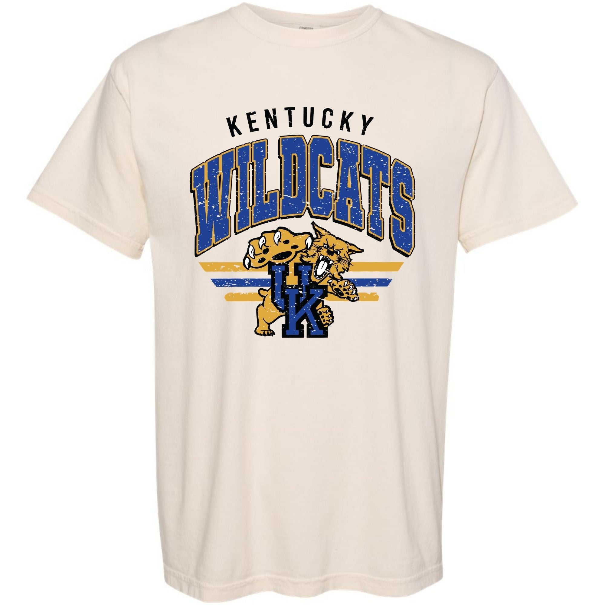 Vintage Kentucky Wildcats Mascot T-Shirt – Retro UK Wildcats Tee | Classic Kentucky Game Day Shirt