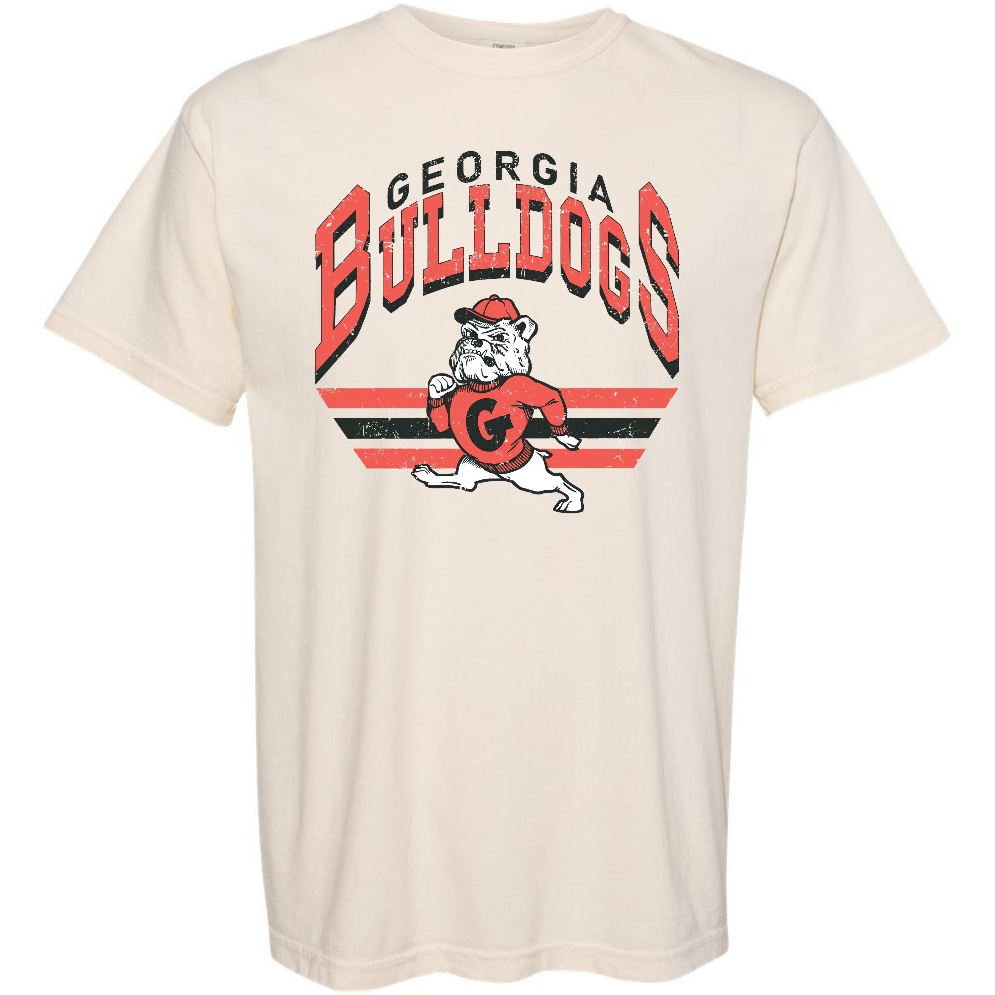 Vintage Georgia Bulldogs T-Shirt – Retro UGA Football Tee Comfort Colors 