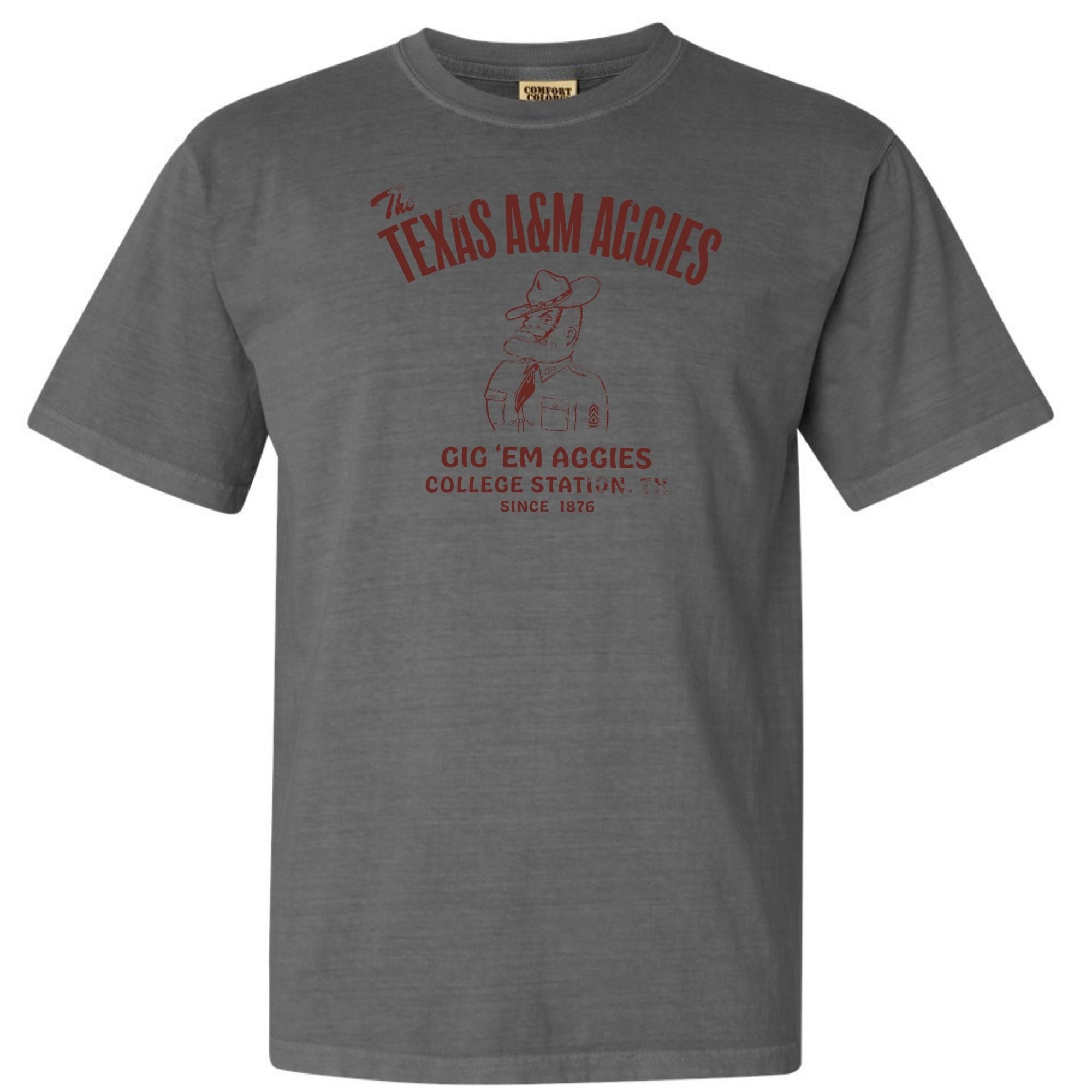 Vintage Texas A&M Aggies T-Shirt – Retro Aggie Logo Tee | Classic Gig ’Em College Station Shirt comfort colors texas a and m 

