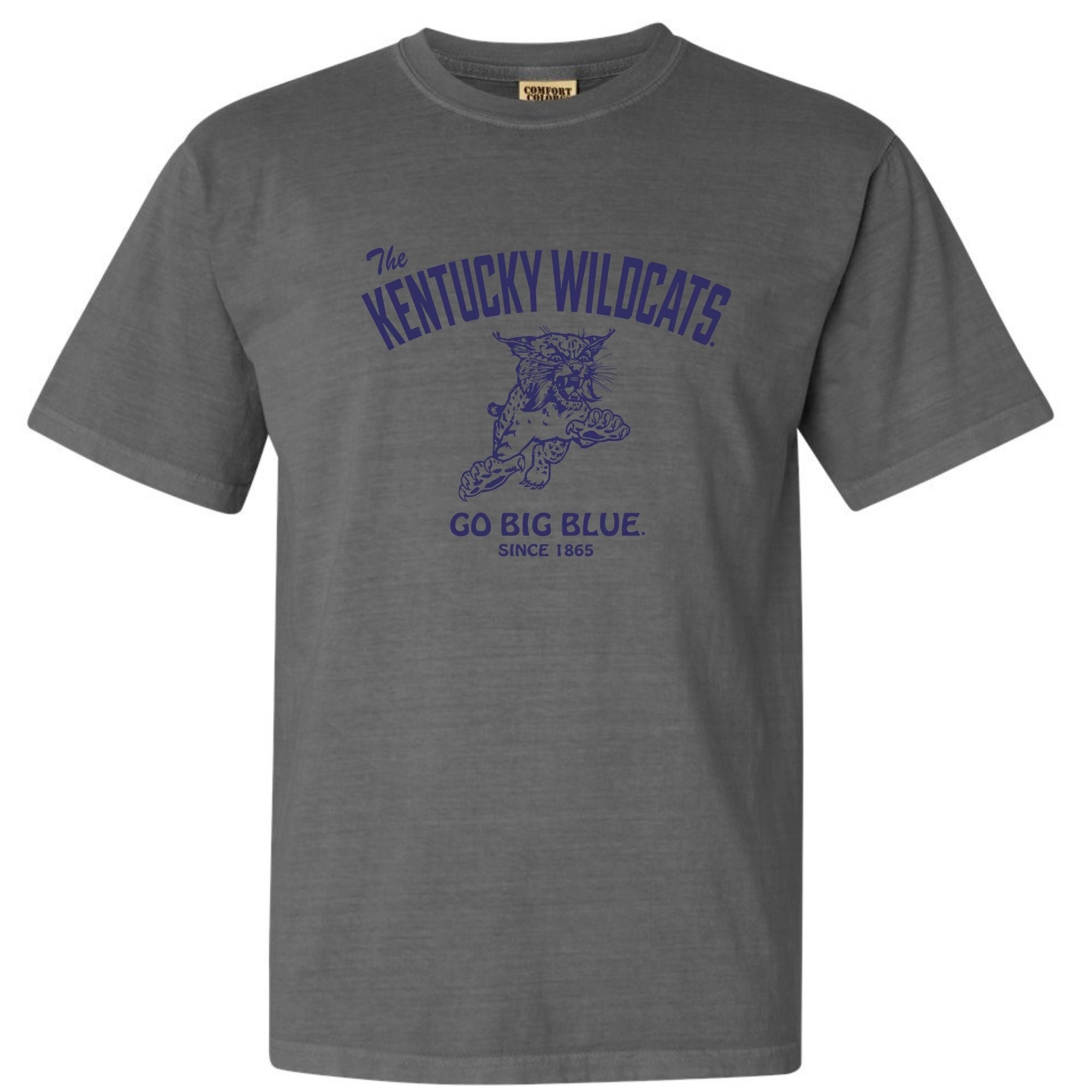 Kentucky Wildcats “Go Big Blue” Vintage Tee – Official UK Fan Shirt comfort color shirt Kentucky fan gear 
