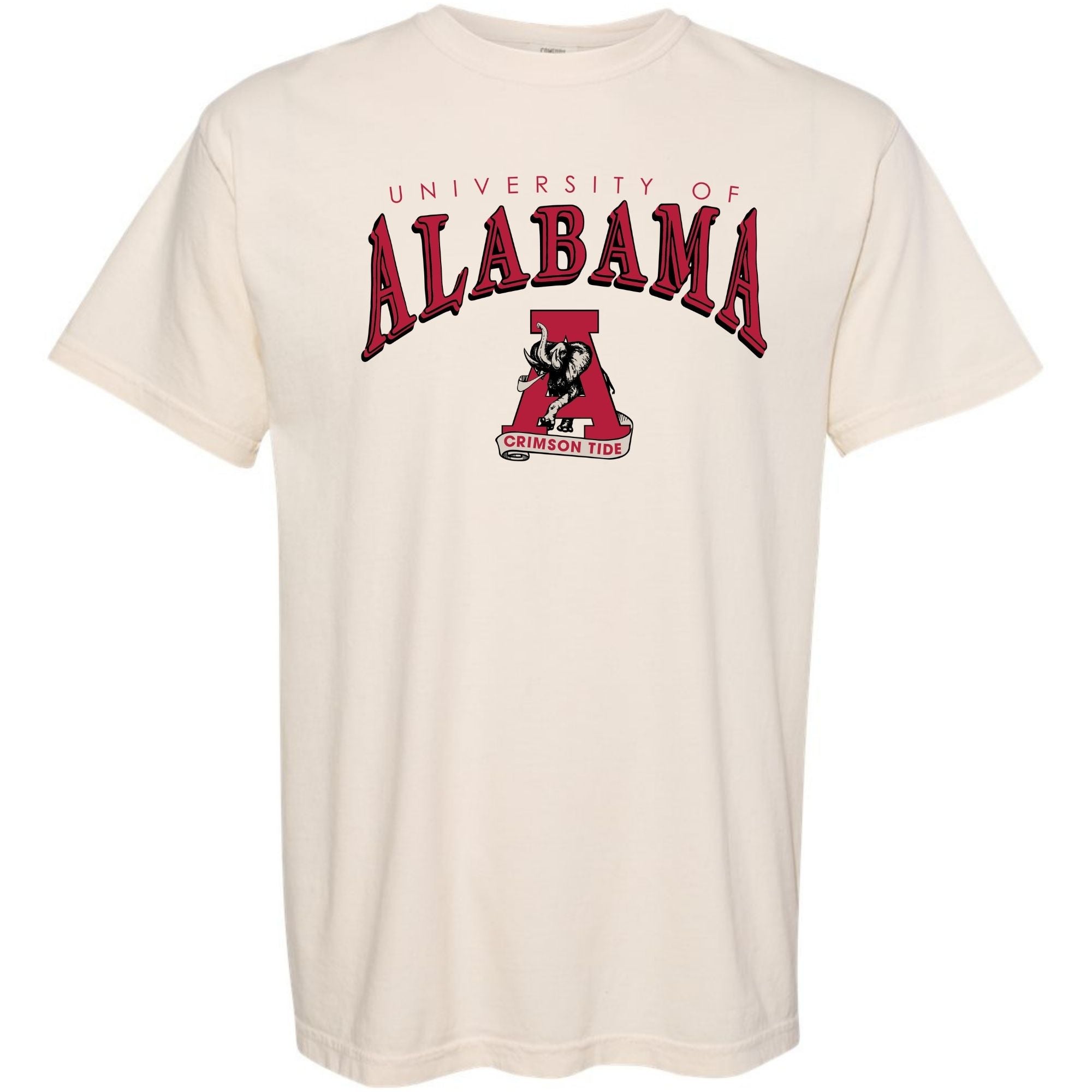 Alabama Crimson Tide Vintage Mascot Tee – University of Alabama Retro Graphic T-Shirt