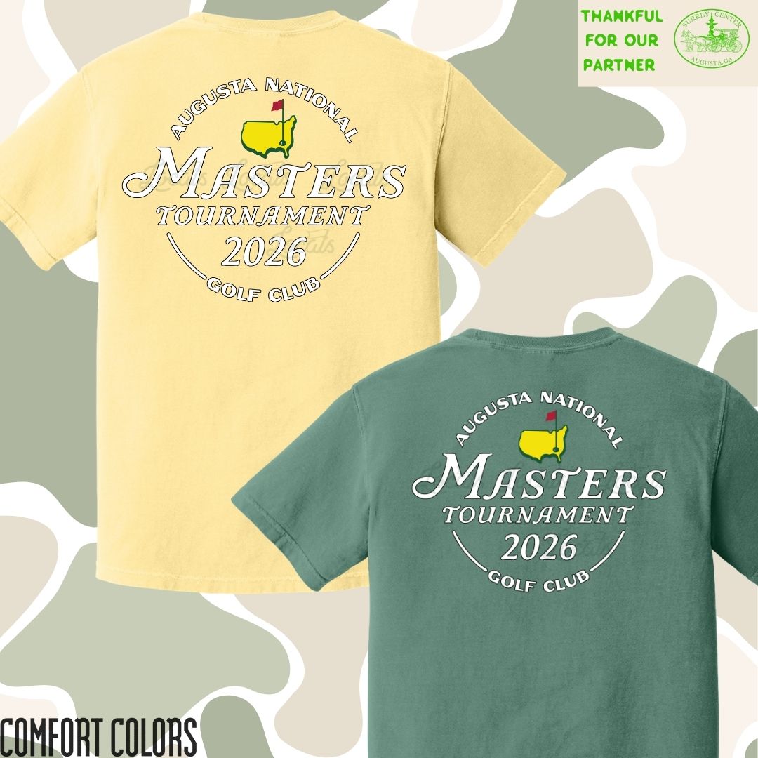 2026 Masters T-shirt - Augusta National Golf Course - Officially Licensed through Partnership